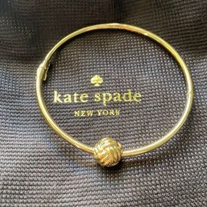 Kate Spade gold knot bangle